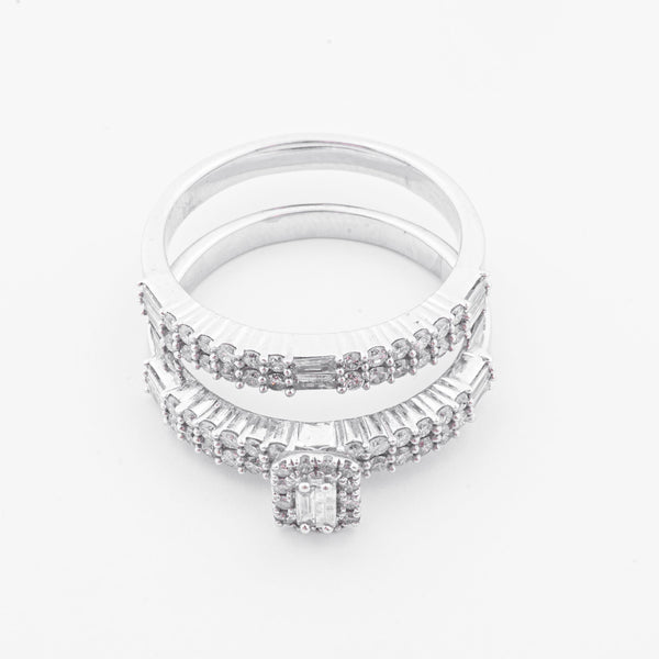 Lovely Twins Diamond Ring