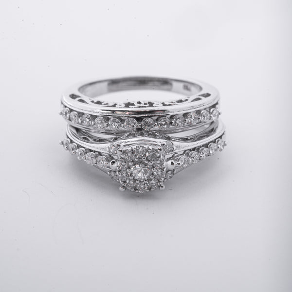 Pizza Twins Diamond Ring