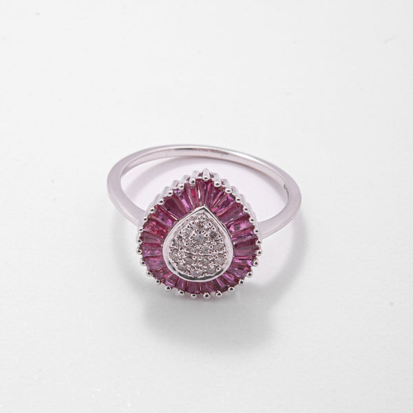 Rose Lace Diamond Ring