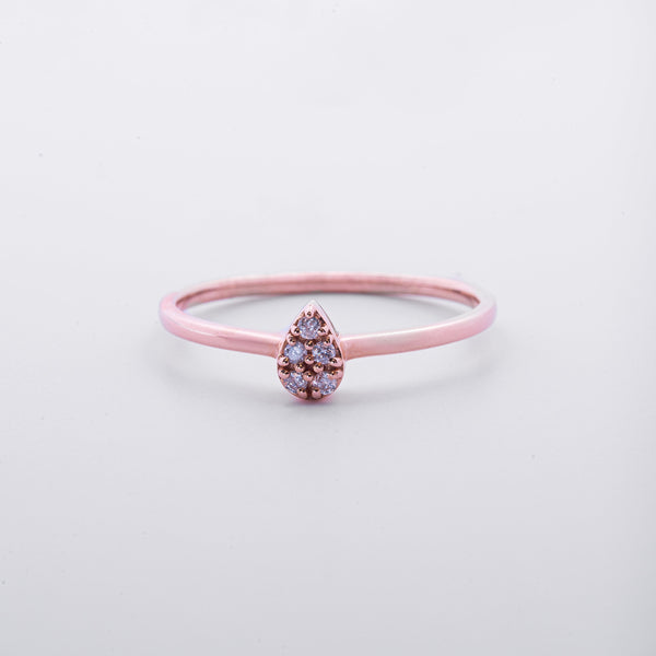 Pear Diamond Ring