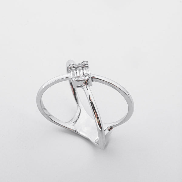 Square Diamond Ring
