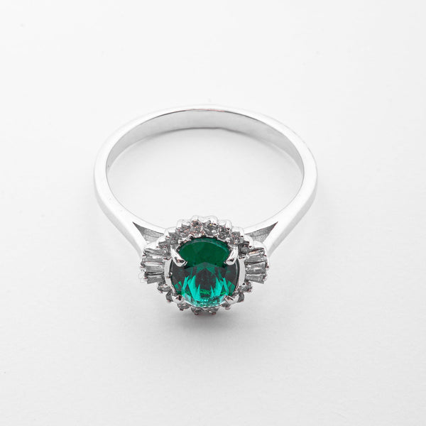 Emerald Diamond Ring